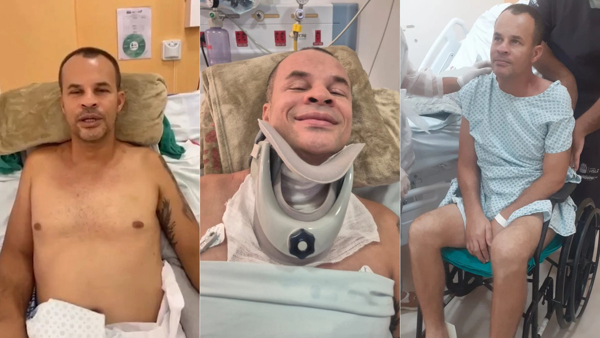 PM baleado no pescoço volta a ter movimentos após tratamento com polilaminina