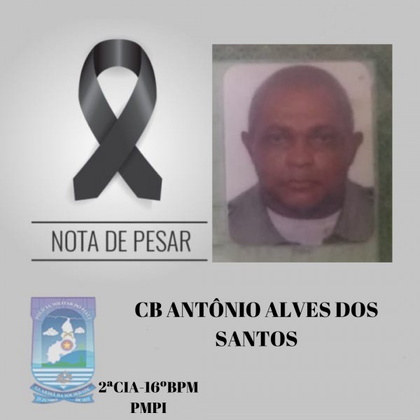 Cabo da PM morre de Covid-19