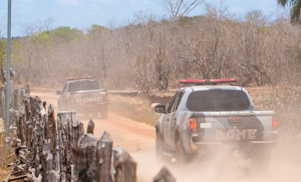 Policiais durante diligências na região Norte do Piauí