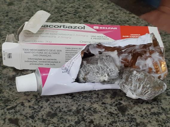 Pomada continha drogas