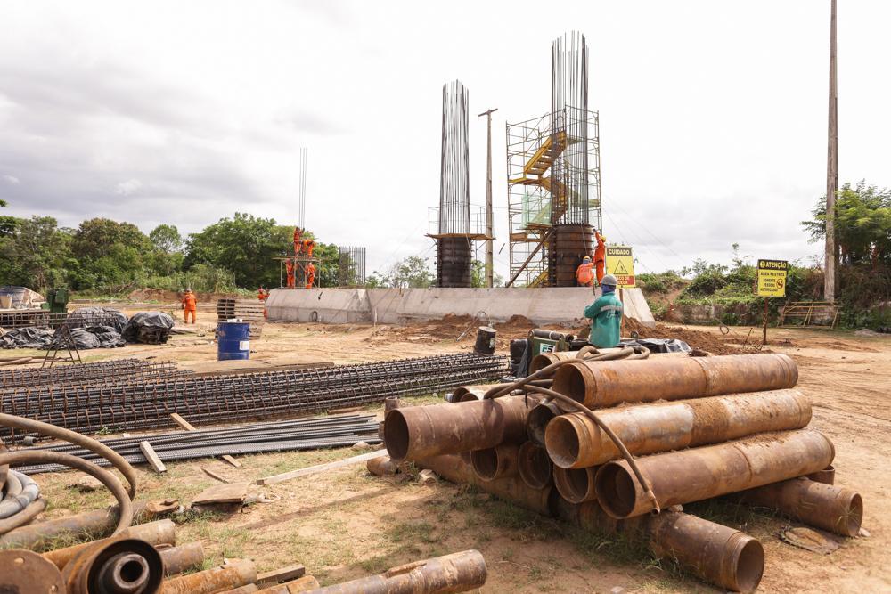 Obra da ponte João Claudino está avançada