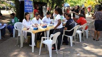 A ação aconteceu na Praça João Luís Ferreira, em Teresina.