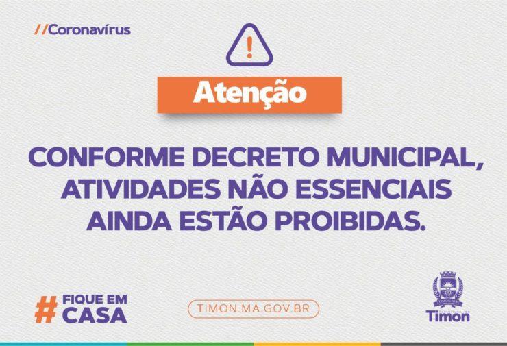 Prefeitura reforça isolamento