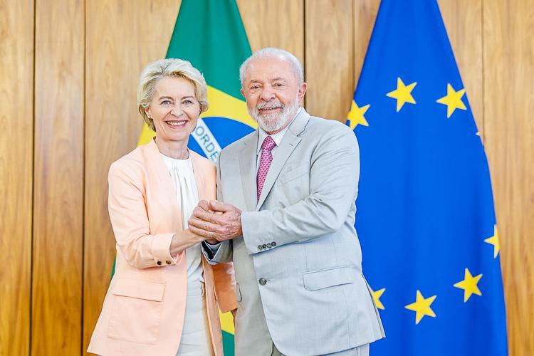 Lula e Ursula Von Der Leyen