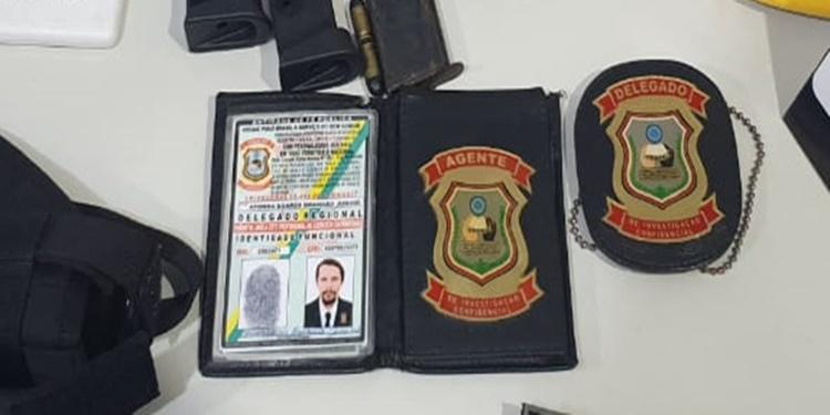 Documento apreendido por policiais do GRECO