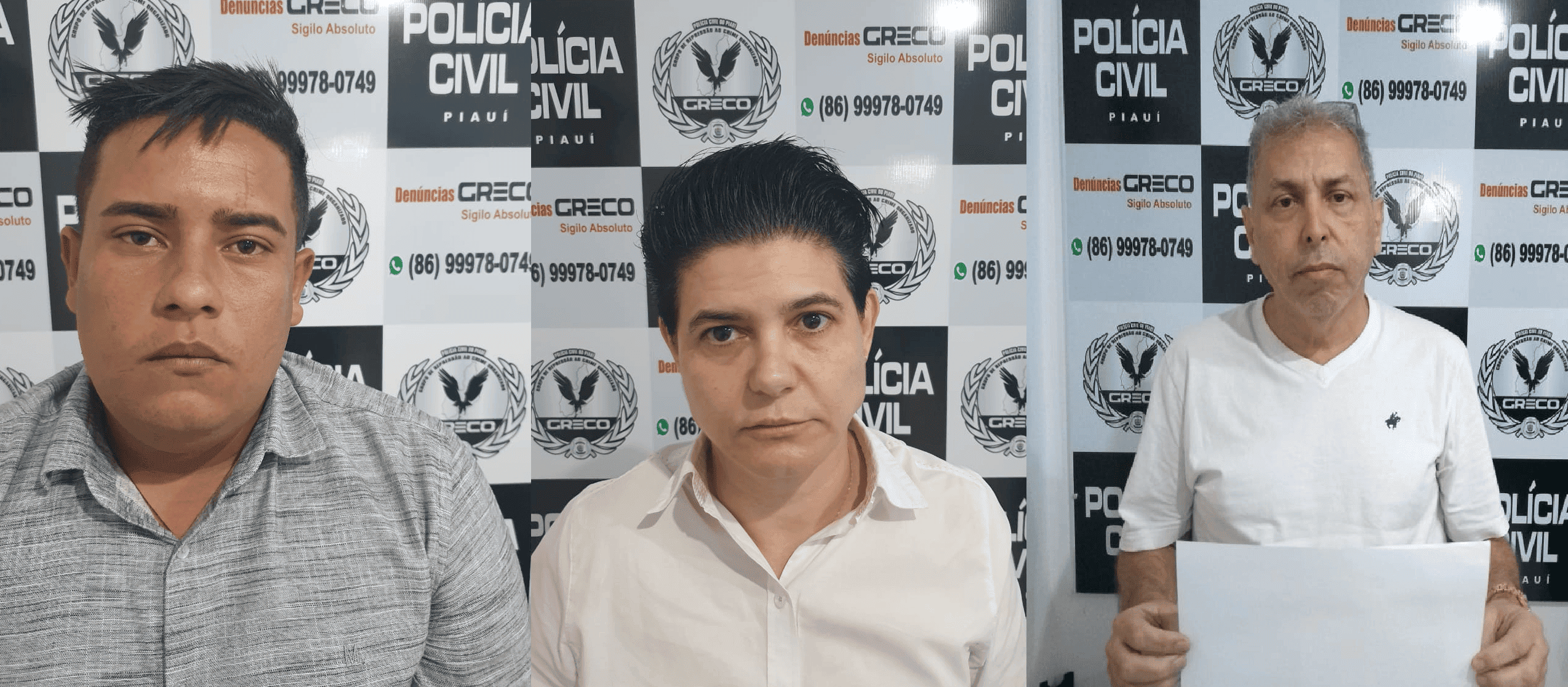 Integrantes da quadrilha que falsifica documentos