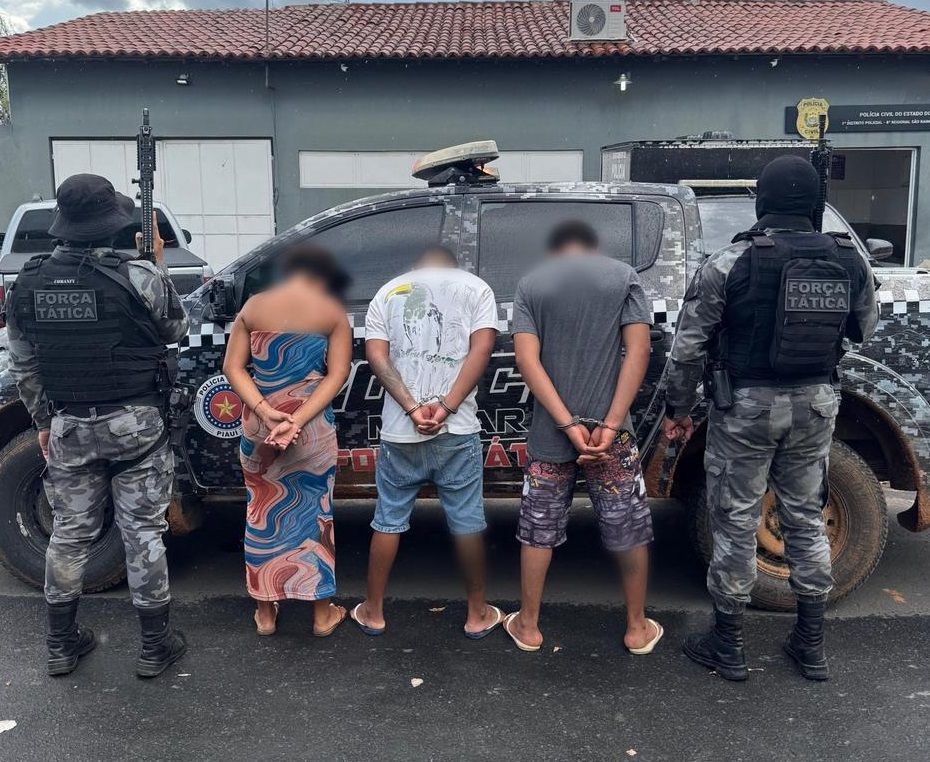 Presos três suspeitos de tráfico de drogas em São Raimundo Nonato