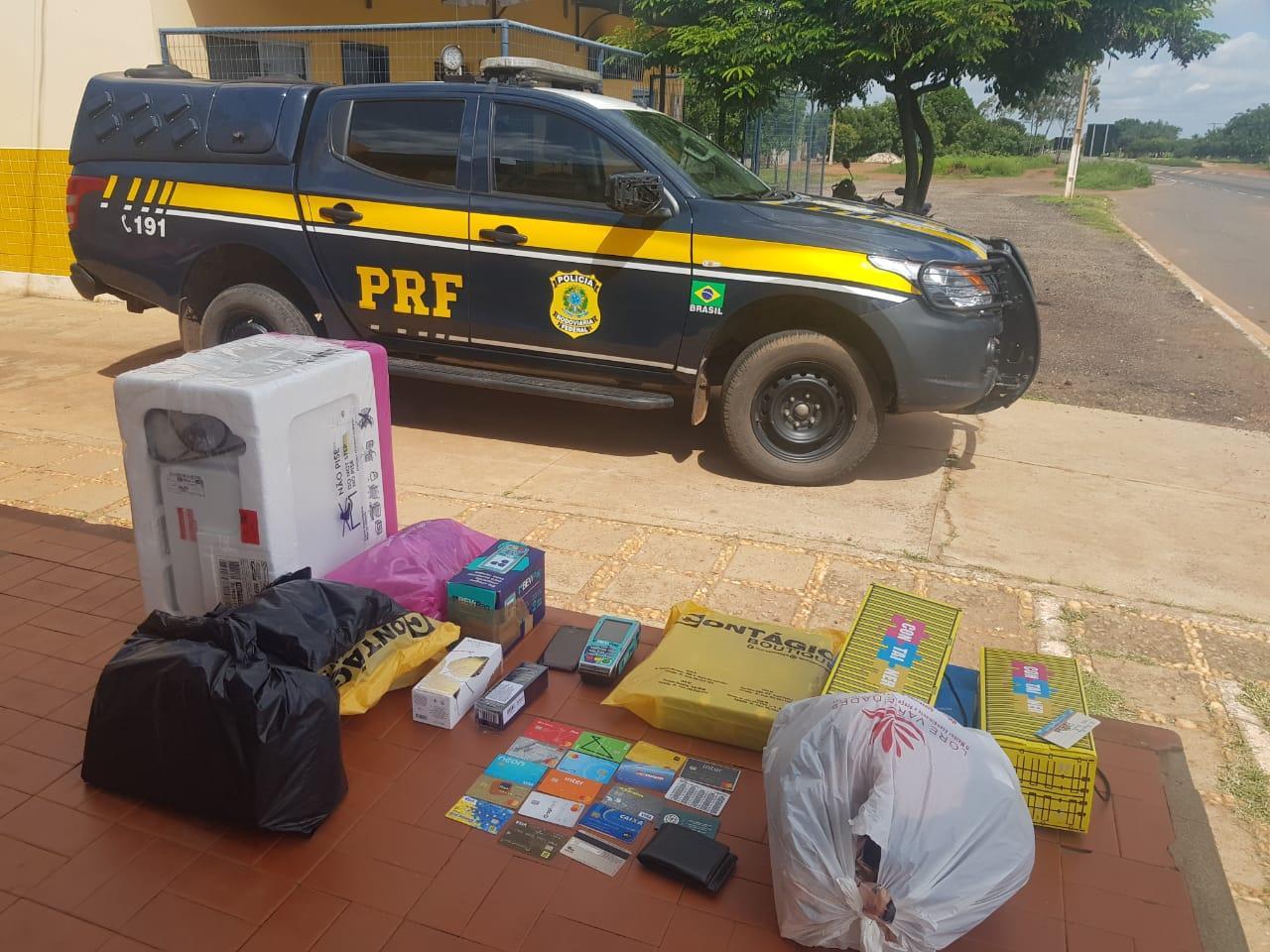 Objetos apreendidos com casal em Picos