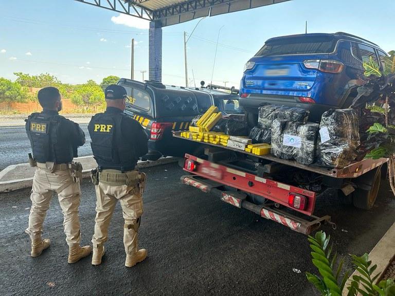 Droga apreendida em Floriano