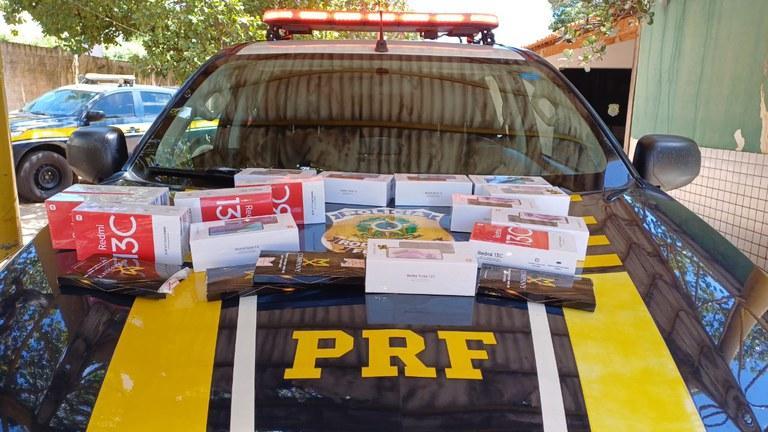 PRF-PI apreende carga de celulares em Bom Jesus