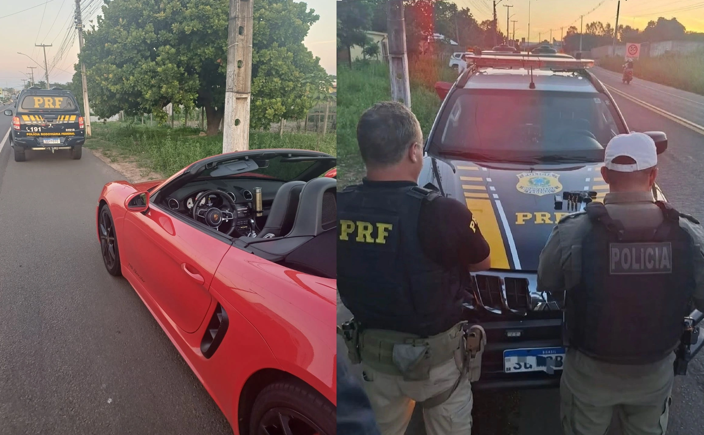 PRF e PM detêm motorista e apreendem arma na BR-343