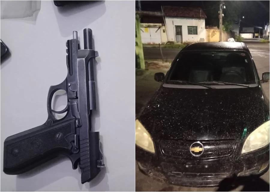 Materiais apreendidos