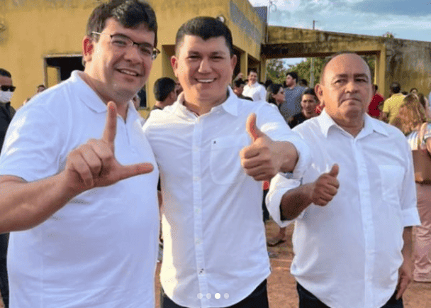Rafael Fonteles em visita ao município de Cocal