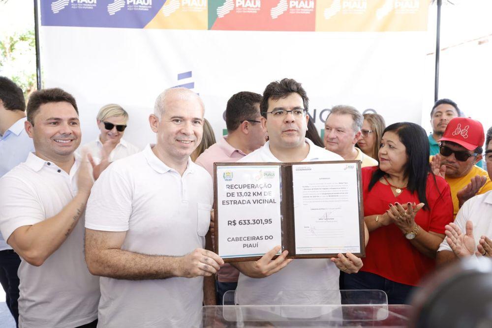 Governador Rafael Fonteles inaugura obras e anuncia investimentos