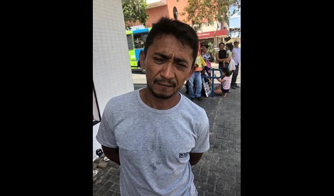 Raimundo foi preso na Avenida Joaquim Nelson, no bairro Dirceu II em Teresina