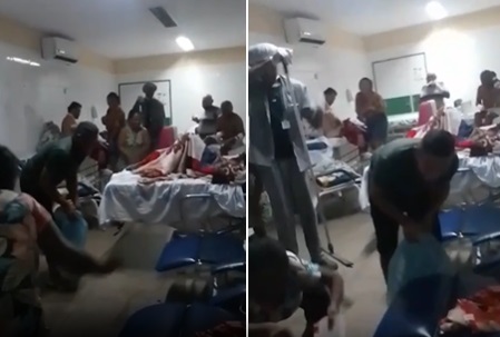 Vídeo: rato é flagrado em meio a pacientes em enfermaria do HUT