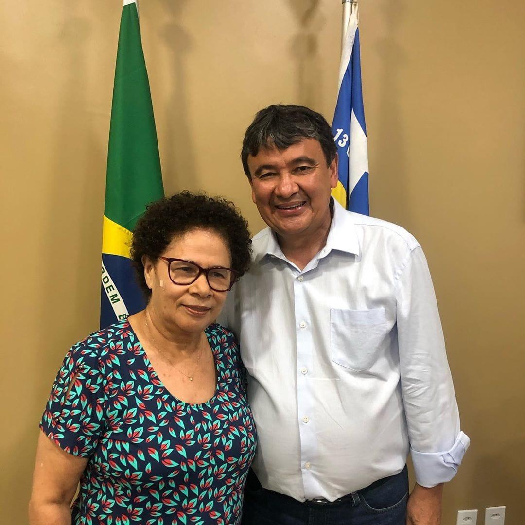 Regina Sousa e Wellington Dias