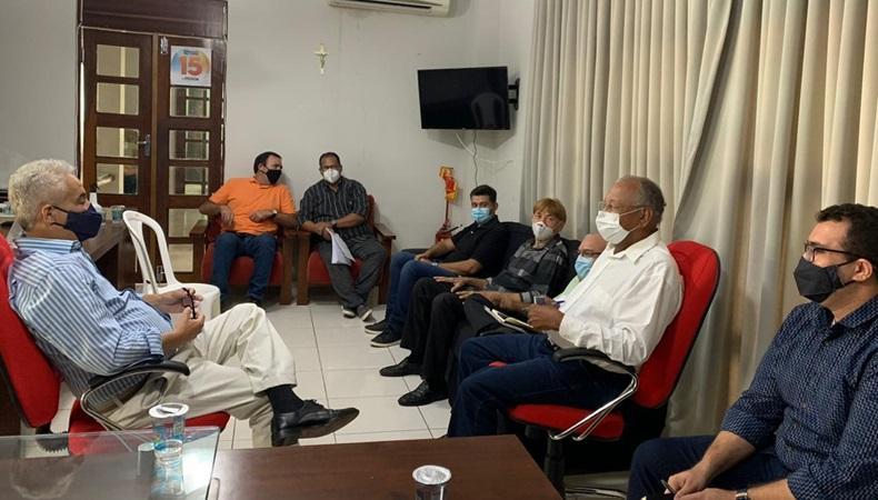 Reunião com empresários do transporte público