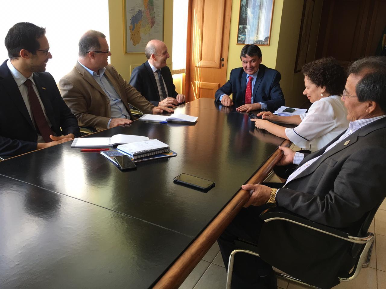 Reunião com o governador Wellington Dias em Brasília