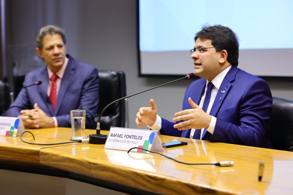 Fernando Hadad e Rafael Fonteles