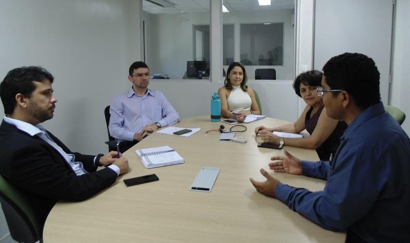 Reunião na Controladoria Geral do estado sobre a implantação do SEI