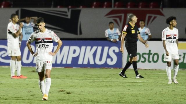 São Paulo após derrota para o Inter