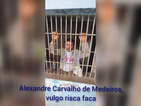 Risca Faca foi preso acusado de homicídio