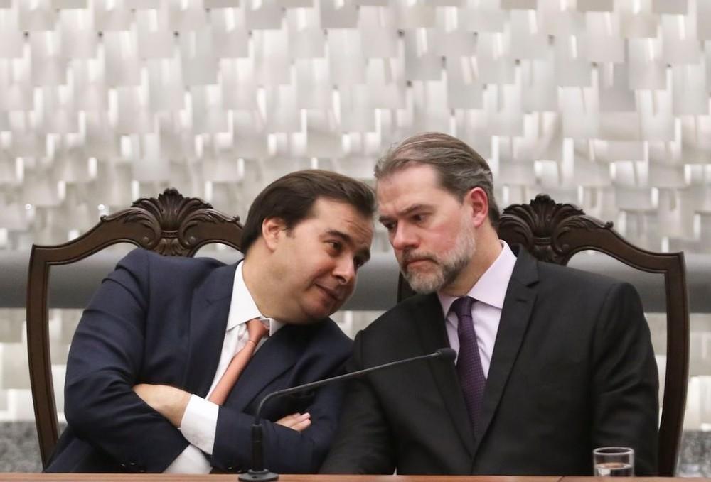 Rodreigo Maia e Dias Toffoli