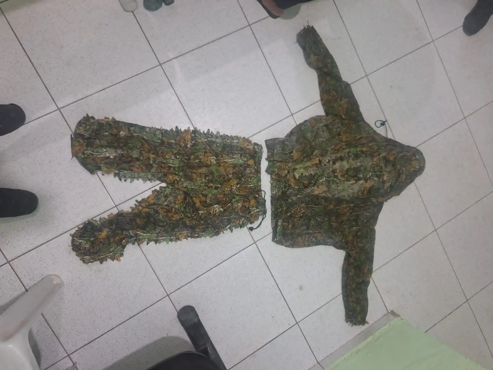 Roupa utilizada para camuflagem