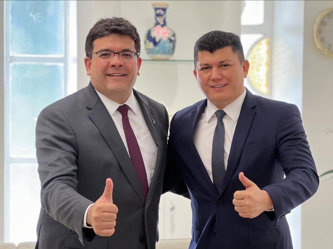 O governador Rafael Fonteles e o deputado estadual Rubens Vieira