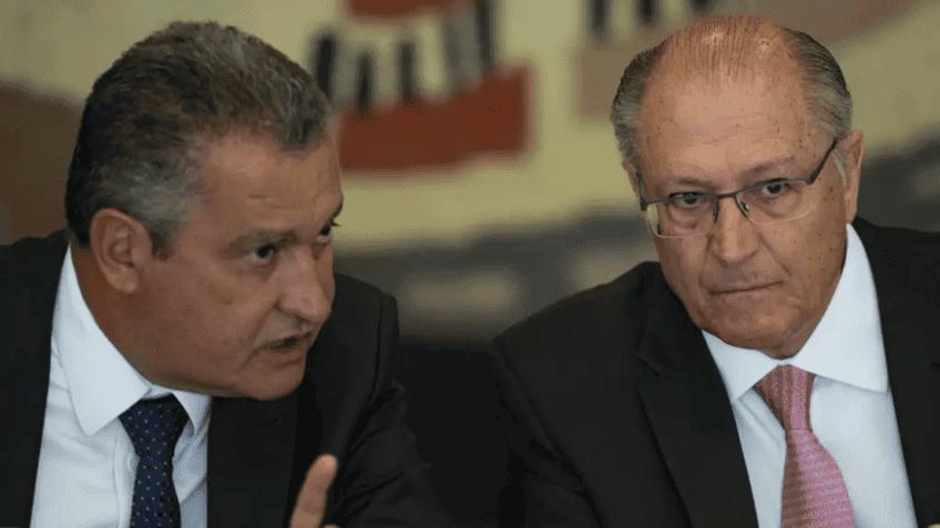 O ministro da Casa Civil, Rui Costa (esq), e o vice-presidente Geraldo Alckmin (dir) participarão do VII Encontro da COSBAN