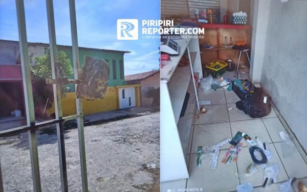 Sacolão foi arrombado