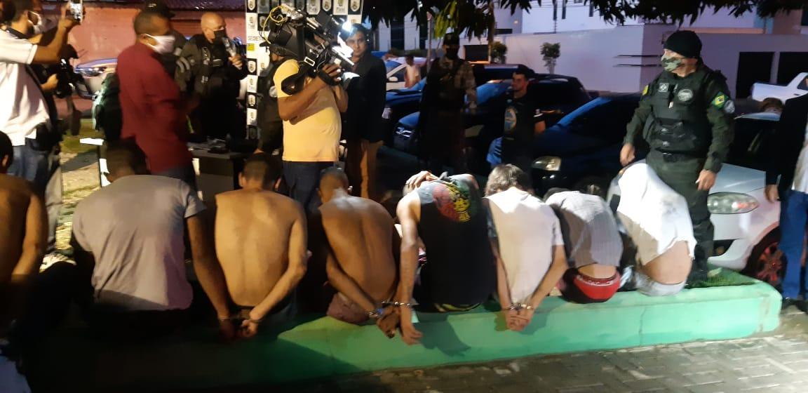 Presos da Operação Saturação, deflagrada pela Força Tarefa