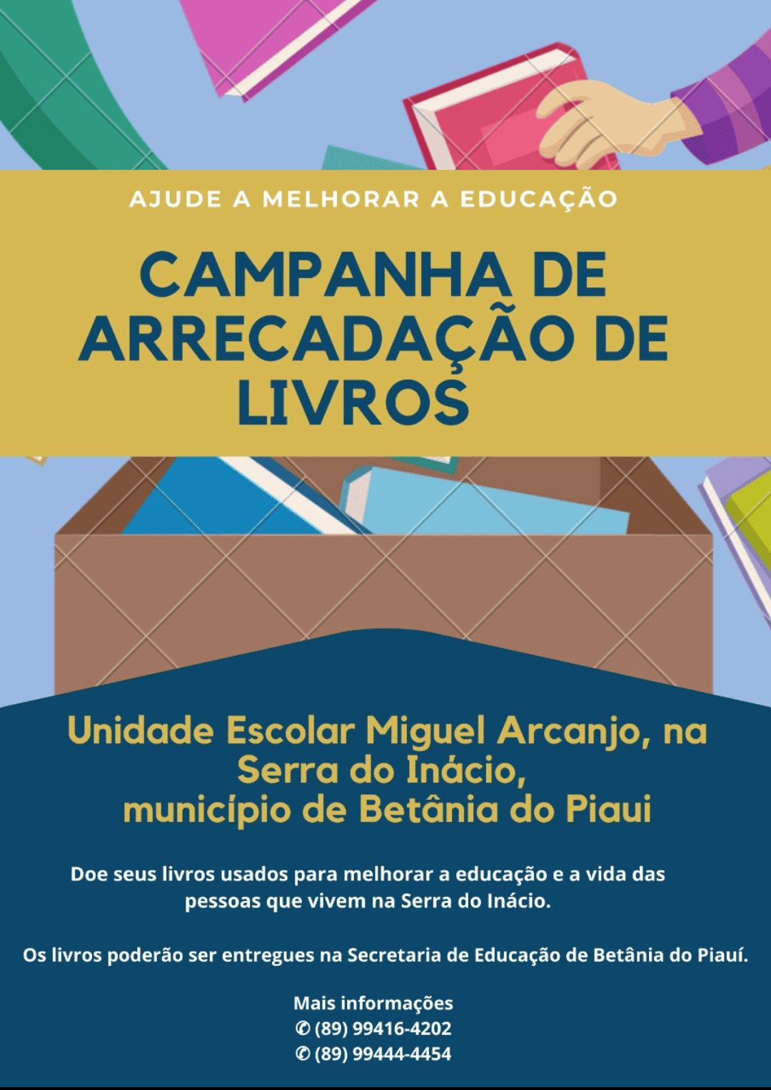 Esta campanha é uma iniciativa do portal Piaui Hoje.Com