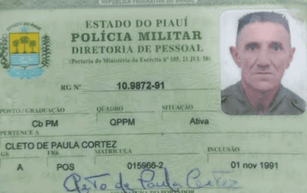O sargento Clero de Paulo foi morto de forma covarde