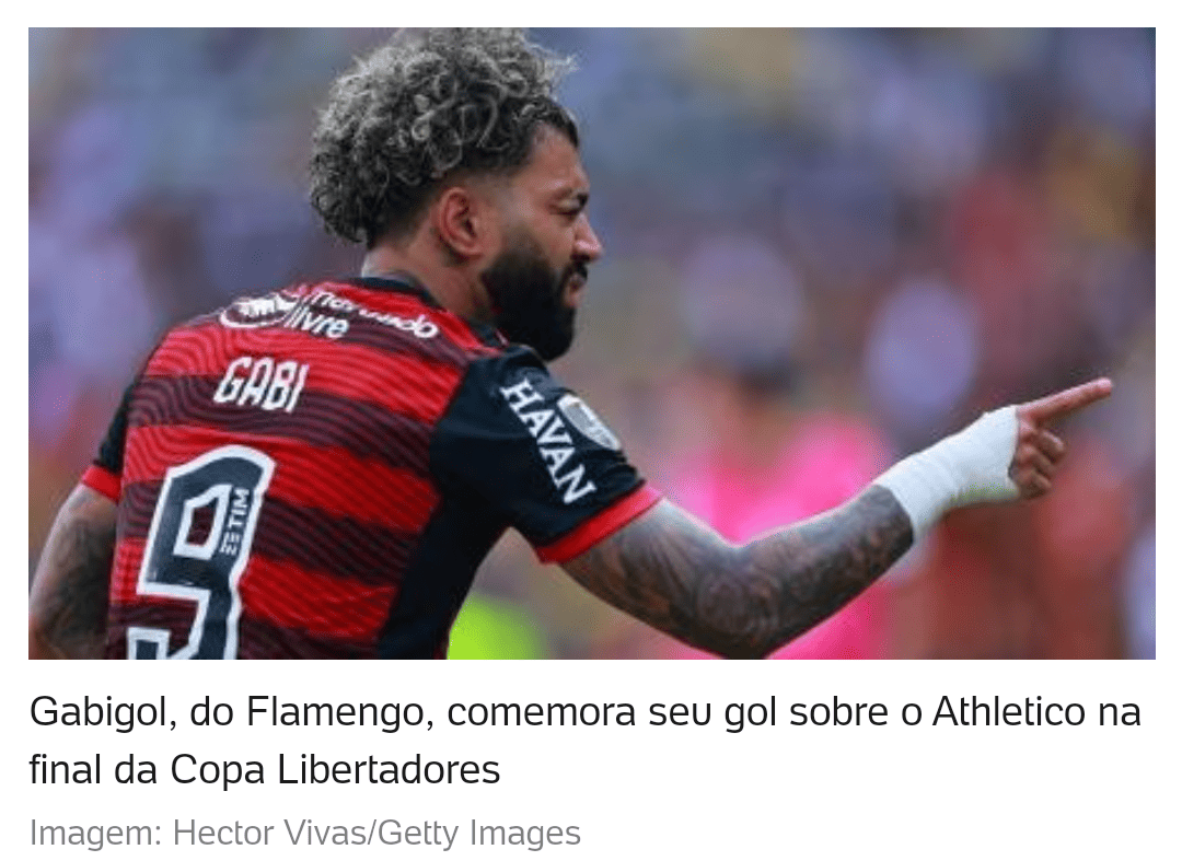 Gabigol marcou o gol da vitória do Flamengo