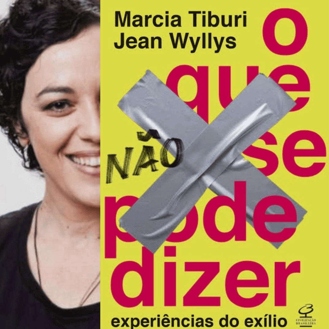 Capa ilustração do novo livro de Márcia Tiburo e Jean Wyllys