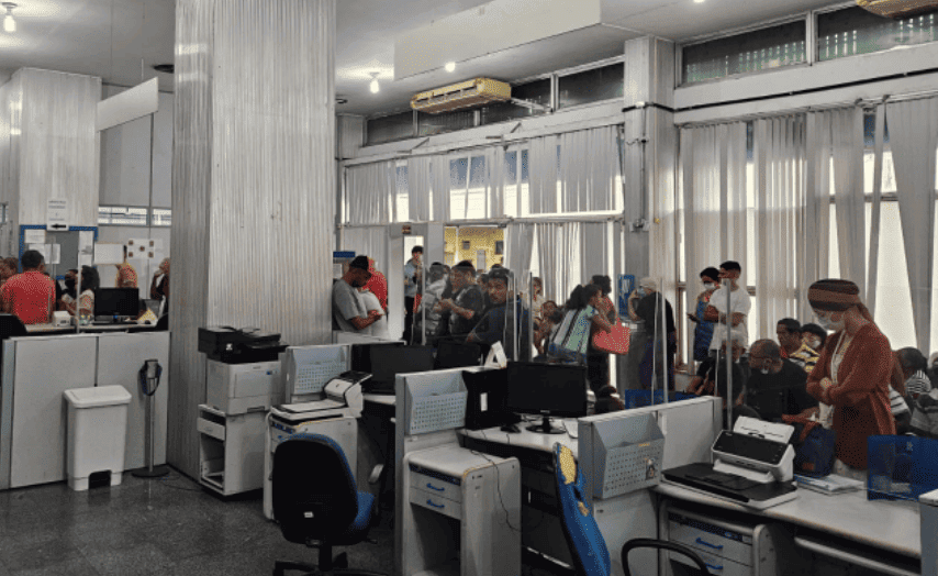 Atendimento na Agência do INSS no Centro de Teresina