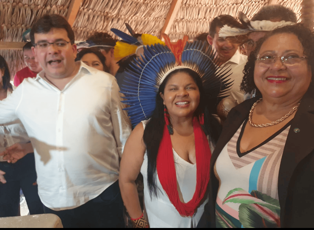 Rafael Fonteles, Sônia Guajajara e Teresinha Ferreira