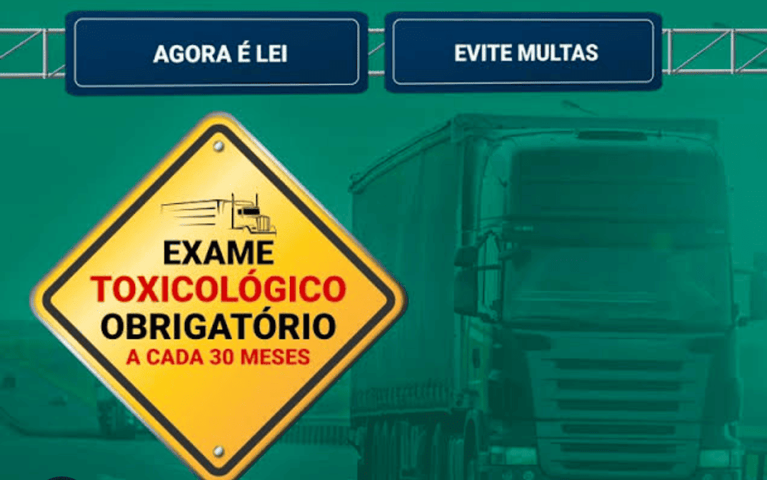 Cartaz alerta para volta da multa