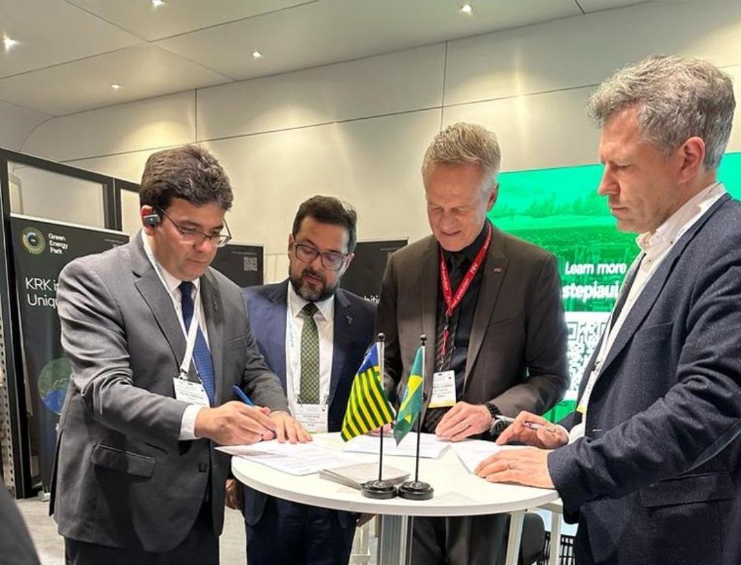 Assinatura de memorando com empresa de tecnologia energética na Bélgica