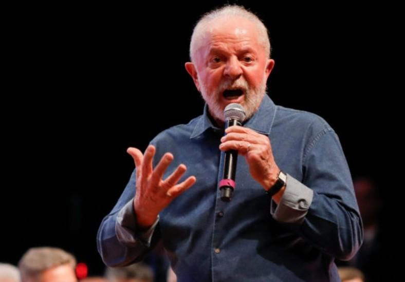 Lula na conferência eleitoral do PT em Brasília