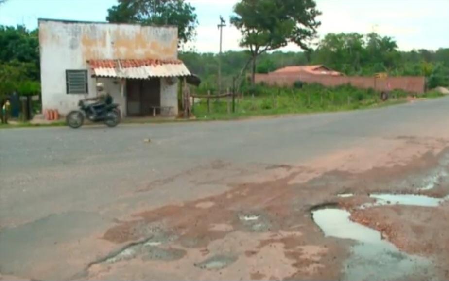Trecho intrafegável começa nesse local e vai até a Cacimba Velha