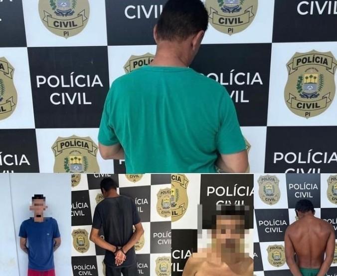 Presos estão à disposição da Justiça em Esperantina