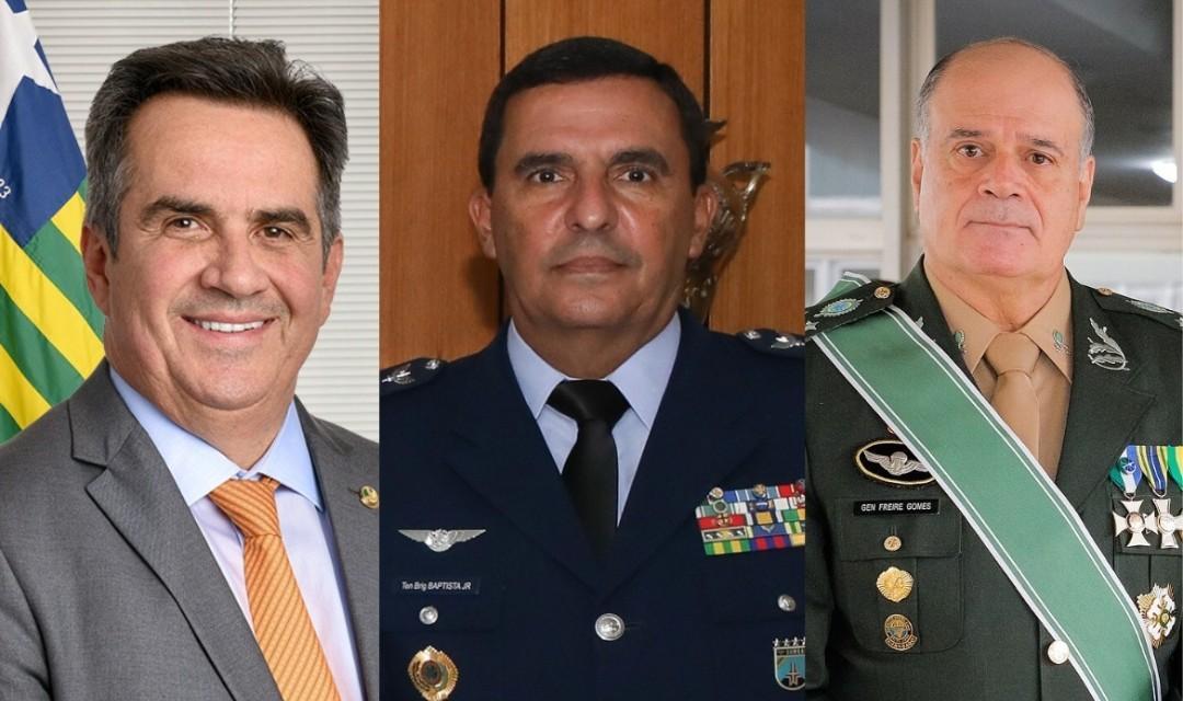 Ciro Nogueira,  Baptista Junior e Freire Gomes