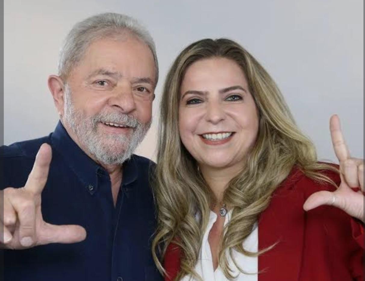 Luizianne Lins com o presidente Lula