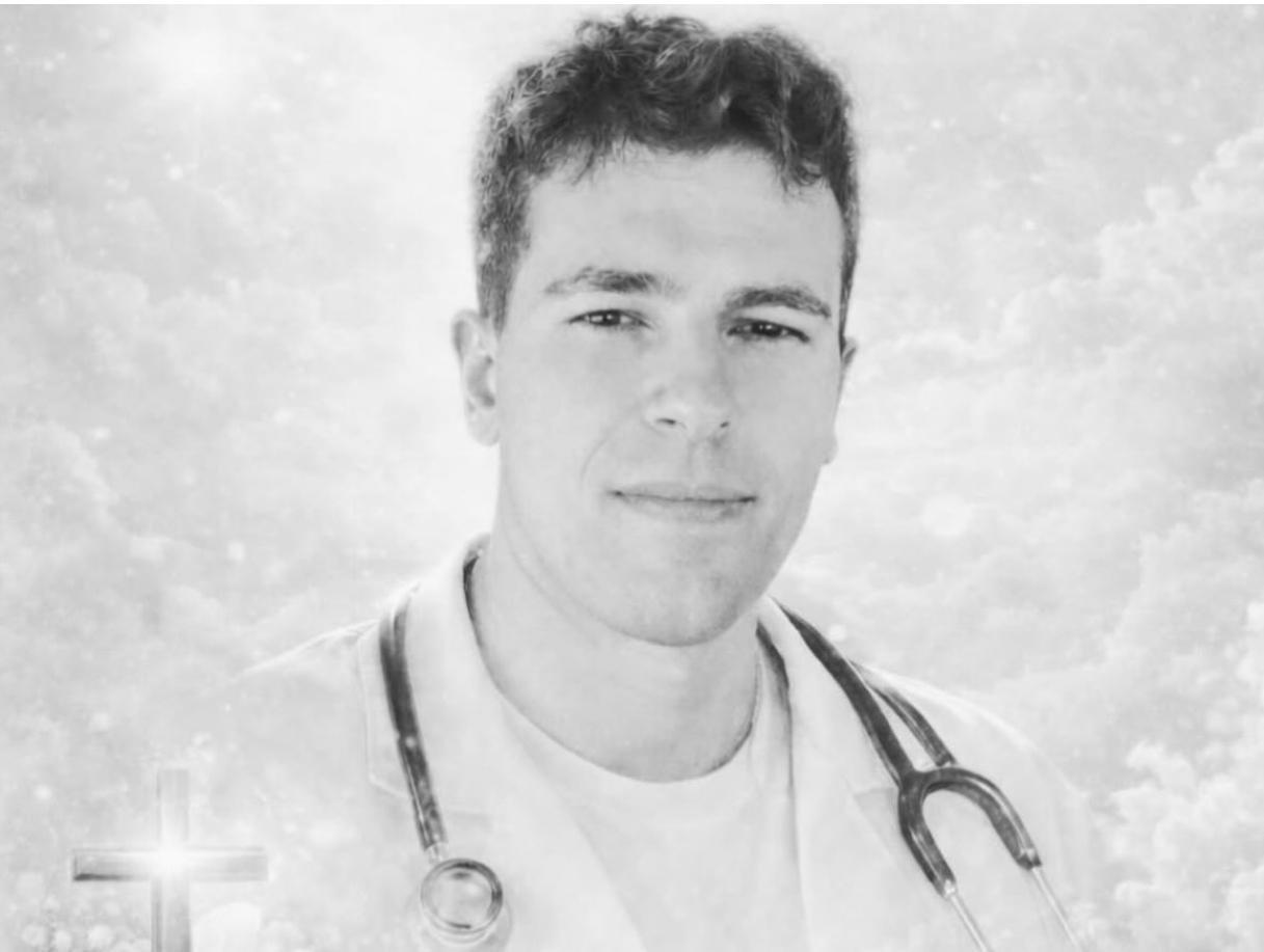 O médico Thiago Barcellos Morais: morte prematura