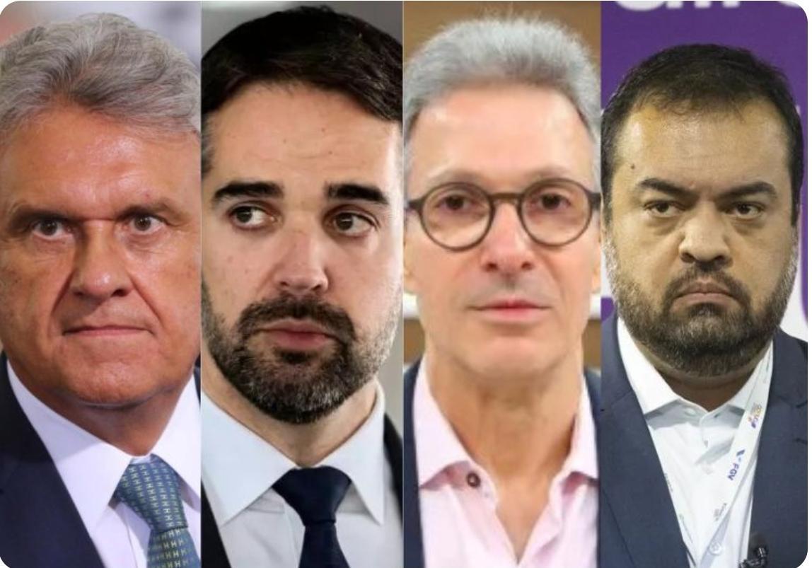 Ronaldo Caiado, Eduardo Leite, Tomei Zema e Cláudio Castro