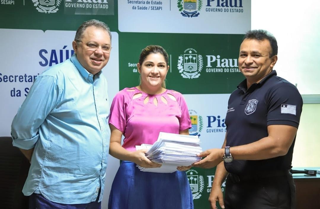 Assinatura de construção da nova UTI do Hospital de Campo Maior