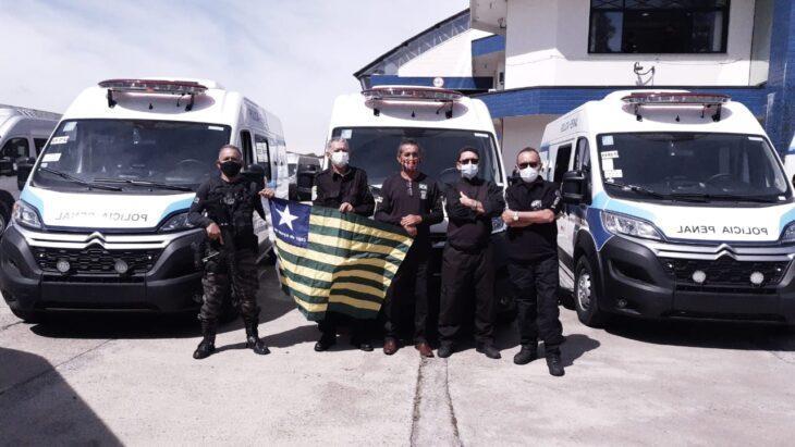 Piauí recebe ônibus e viaturas do Departamento Penitenciário Nacional